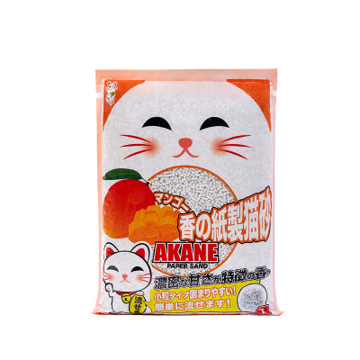 

AKANE Mango-flavored cat litter environmentally friendly dust-free&deodorizing 7L imported from Japan