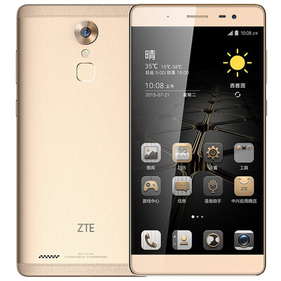 

Смартфон ZTE Axon Max, золотой (Китайская версия Нужно root)