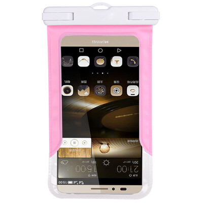 

Gaga Lin mobile phone waterproof bag diving mobile phone sets mobile phone bag swimming waterproof sets swimming package waterproof package pink large 50-60 inch mobile phone
