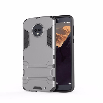 

for Motorola Moto G6 WIERSS Shockproof Hard Phone Case for Moto G6 Plus G6 Combo Armor Case Back Cover Fundas Caoa Coque