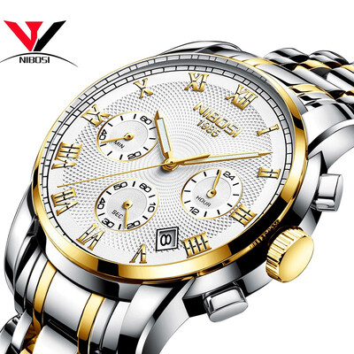 

Relogio Masculino NIBOSI 2018 Mens Watches Top Brand Luxury Watch Men Casual Date Business Male Wristwatches Clock Montre Homme