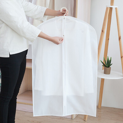 

Jinghuisi Chuang JH0778 clothes dust bag translucent storage hanging clothes bag washable thick coat cover suit dust cover hanging sorting bag