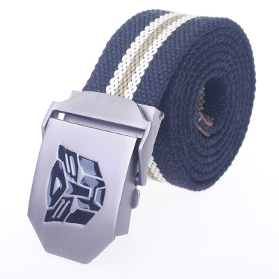 

Shanglong Transformers Canvas Belt Military Style Casual Army Outdoor Belt 120cm