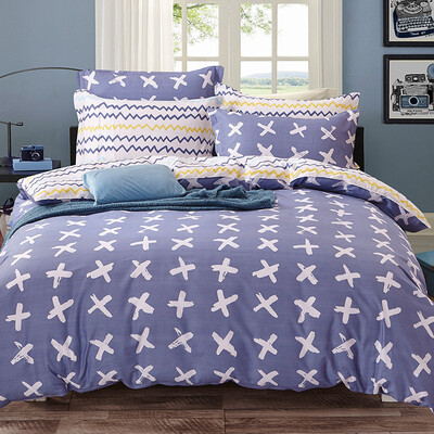 

Sheng Wei suite home textiles cotton printing four sets of cotton bedding bed sheets quilt Komo summer 15 18 m bed general 200 230cm