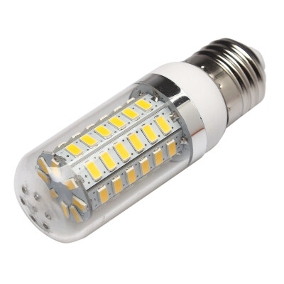 

Lamp Bulb 56 LED Corn E27 Transparent 7W Cover AC220-240V 600-630LM 2500-3500K WARM WHITE