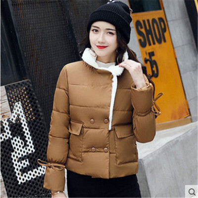 

Womens Short Cotton Padded Fashion Jacket Cotton Coat Autumn&Winter New Arrival