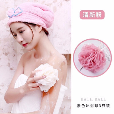 

Cntomlv 3pcs Large Size Solid Bath Balls Rich bubbles Body Flower Bath Sponge Shower Brush Body Wash Scrubber Mesh Soft Puff
