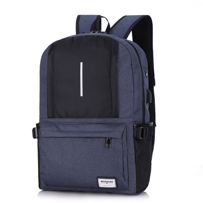 

New Korean Version of Computer Backpack Mens Leisure Business Multi-function Travel Backpack Students Bag Women