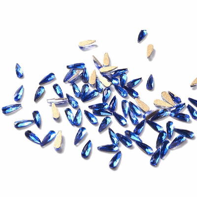 

10pcs Nail Art Water Droplets Drill DIY Jewelry Accessories Shiny Decorator