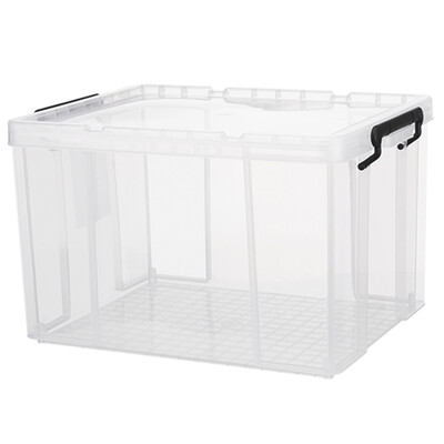 

NetEase carefully selected transparent storage box large pieces of clothing debris seasons finishing toy storage box storage cabinet storage box large 44cm66cm32cm 2 Pack
