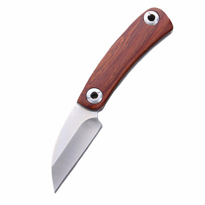

CHACHEKA D2 Folding Blade Dalbergia Handle Outdoor Knife Hunting Camping Pocket Knives Fishing Saber Travel Kit Men Razor