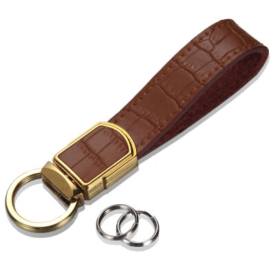 

Authentic zobo car keychain fashion portable press key ring ZB-910-1 brown car gift gift with