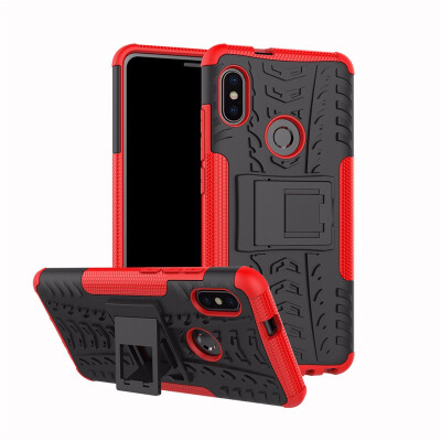 

Goowiiz Phone Case For Xiaomi Redmi S2Note 5Note 5 Pro Inida Armor Tire Texture Rugged Protection PCTPU Silicone