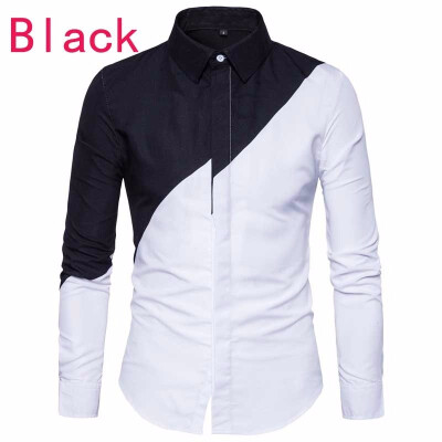 

2018 New Arrive Mens Fashion Long Sleeve Shirts Slim Fit Men Casual Shirts