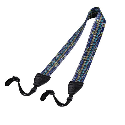

Retro Style Double Cotton Yard Colorful Pattern Shoulder Neck Strap Camera Strap Bags Wristband for Canon SLR DSLR Cameras