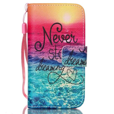 

MITI iPhone 4S Case Luxury Colorful Print PU Leather Mobile Phone Case For Apple iPhone 4 4S Side Open Flip Back Cover Bag i4