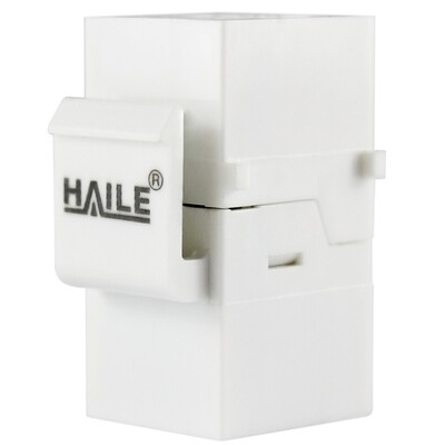 

Le Hai (Хайле) HT-302E-W высокого класса позолоченная версия RJ45 UTP кабель Сетевой разъем двухпроходовой сети голова головы за счет высокого качества стыковки кабеля удлинителя белый