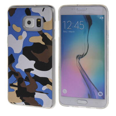 

MOONCASE Samsung Galaxy S6 Edge Plus ЧЕХОЛ ДЛЯ Slim Soft Silicone Gel TPU Skin Protective Blue