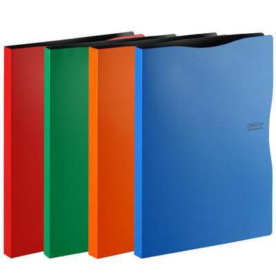 

Comix A7104 double color plate single strong folder folder A4 4 color matching