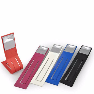 

New Portable Clip-on led book light led reading book nightlight novelty ebook lamp white black blue green