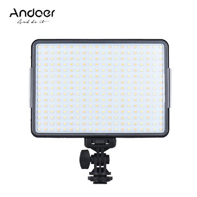 

Romacci Andoer W300 Professional Dimmable LED Video Light Fill Light 3200K5600K BiColor Temperature 20W CRI90 for Portrait Wedd