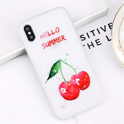 

Phone Case Summer Fruit Pattern Back Cover For iPhone 6 6S Plus Soft TPU Cases