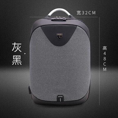 

USB Charging Shoulder Backpack Stereo Digital Storage Anti-theft Computer Rucksack Male&Middle School Student Bag
