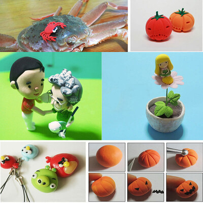 

32 пк мягкой эффект полимерная глина пластилин DIY моделей судов искусства игрушки
