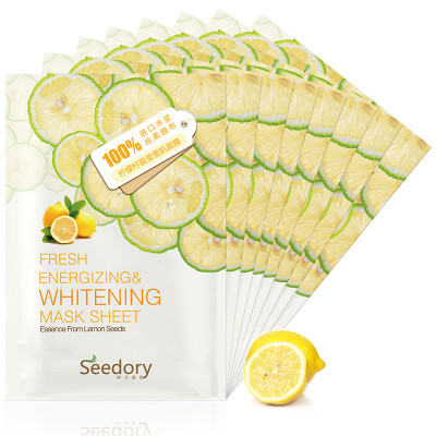 

Seed declaration (SEEDORY) lemon seed crystal sun muscle mask 8 piece 28g * 8 (creamy repair no time average net)