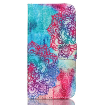 

MITI colorful painting design case drawing case for iphone 6 plus Soft inner holder stand flip cover for iPhone6 capa funda