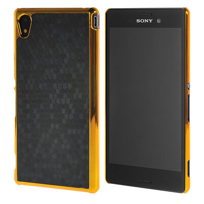 

MOONCASE Flash Flake Skin золото Chrome Hard Back чехол для Cover Sony Xperia M4 чёрный