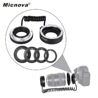 

Micnova Kk-mra5ca Af Auto Focus Macro Close-up Reverse Adapter Ring Tube for Canon Efef-s Mount Lens with 4 Adapter Rings58mm 6