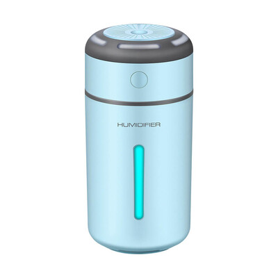 

TOMNEW 230ML Cool Mist Humidifier USB Mini Portable Ultrasonic Air Diffuser Purifier with LED Night Light for Home Office or Car