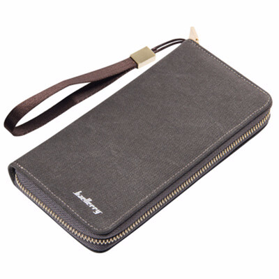 

Mens Wallet Long Canvas Vintage Students Multi Card Holders Handbag
