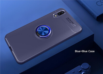 

Goowiiz Phone Case For VIVO NexNex S Luxury Metal Ring Magnetic Bracket TPU Shockproof Cooling
