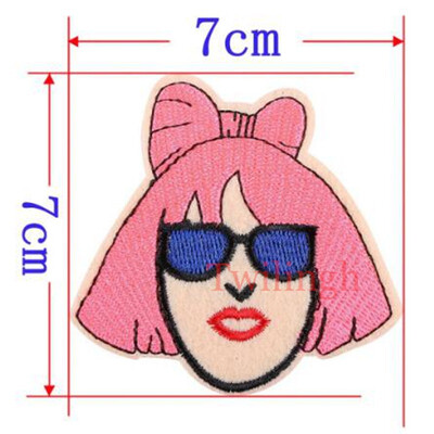 

1Pcs New Cartoon Patches Iron On Embroidered Patch Flower Applique Sewing Fabric Repair Clothes Patches Stickers DIY Accessories