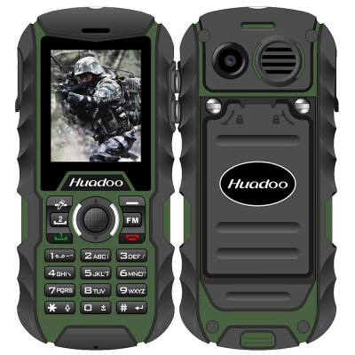 

первоначально huadoo н1 для телефона 2.0 "mtk6261a бурные dustproof телефон 1700mah shockproof открытый телефон на нескольких языках