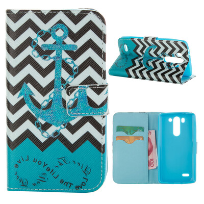 

MOONCASE Case for LG G3 Mini Flip Leather Wallet Card Slot Foldable Stand Feature Case Cover [Pattern series] /a20