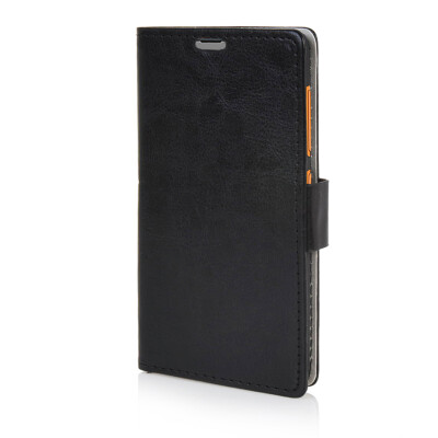 

MOONCASE Leather Wallet Flip Card Slot Pouch Stand Shell Back Case Cover for Nokia Lumia 535 Black