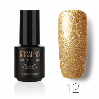 

ROSALIND Gel 1S 7ml DIY Blossom Gel Polish Professional Soak Off UV For Manicure Nail Art Semi Vernis Permanant Gel Lacquer