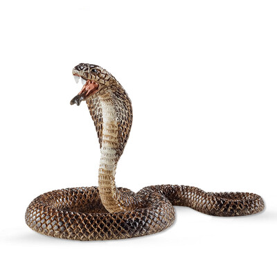 

Sile safari model toy early education cognitive toy animal world children animal toy simulation animal model - cobra toy SCHC14733