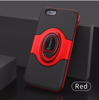 

Luxury Ring Holder Phone Case For iPhone 6 Magnetic Car Stand Soft TPUPC Armor Shock absorption Cover For iPhone 6 6s Plus 5s