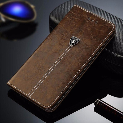 

Men Luxury Flip Leather Wallet Phone Case For iPhone 7 5 5s SE 6 8 Plus X