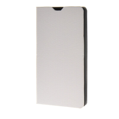 

MOONCASE Leather Side Flip Wallet Card Holder Stand Shell Pouch ЧЕХОЛ ДЛЯ LG Magna White