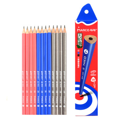 

Marco Marco 9002-2H-12CB writing pencil colorful triangular pencil 2H 12 boxed