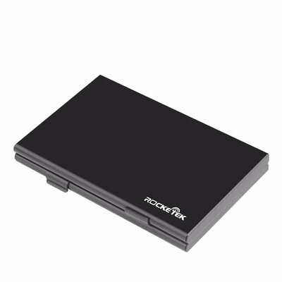 

Rocketek High Quality Portable Aluminum Memory card cases for SD CF micro SD Memory Cards Storage Box Case Holder Protector