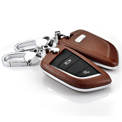 

SAIBON BMW key bag BMW new 5 series key bag leather protective case key ring men&women