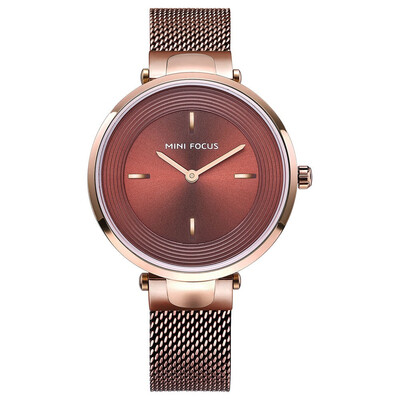 

BOFUTE Womens Watch Fashion Watch Quartz Watches Japanese Movement Luminous Wwaterproof Metal Mesh Belt 0195L