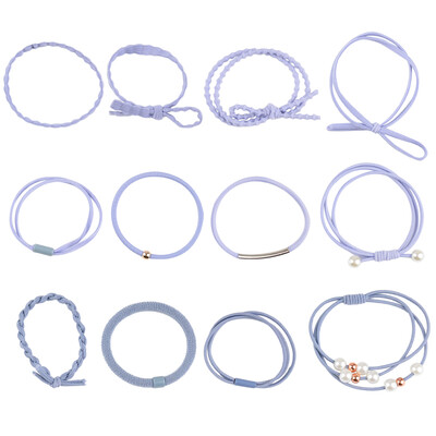 

Beauty skin simple rope rope 30 multi-color combination MF0603 high elastic rubber band hair ring rope rubber band tie rope hair accessories hair band