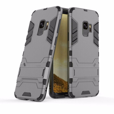 

for Samsung Galaxy S9 G960 G960F Shockproof Hard Phone Case for Samsung Galaxy S9 Plus G965 G965F Combo Armor Case Back Cover